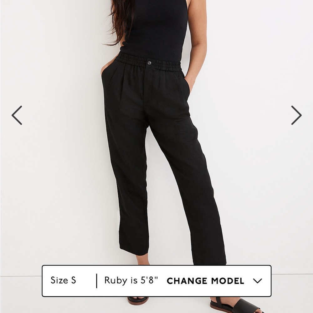 Madewell Black Track Trousers